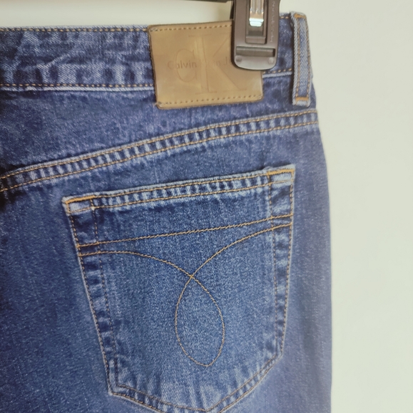 VTG Y2K Calvin Klein Women's New Flare Mid Rise Jeans, Sz 7 - Picture 6 of 12